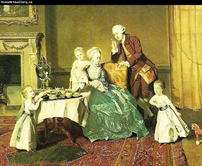 Johann Zoffany lord willoughby and his family. c.